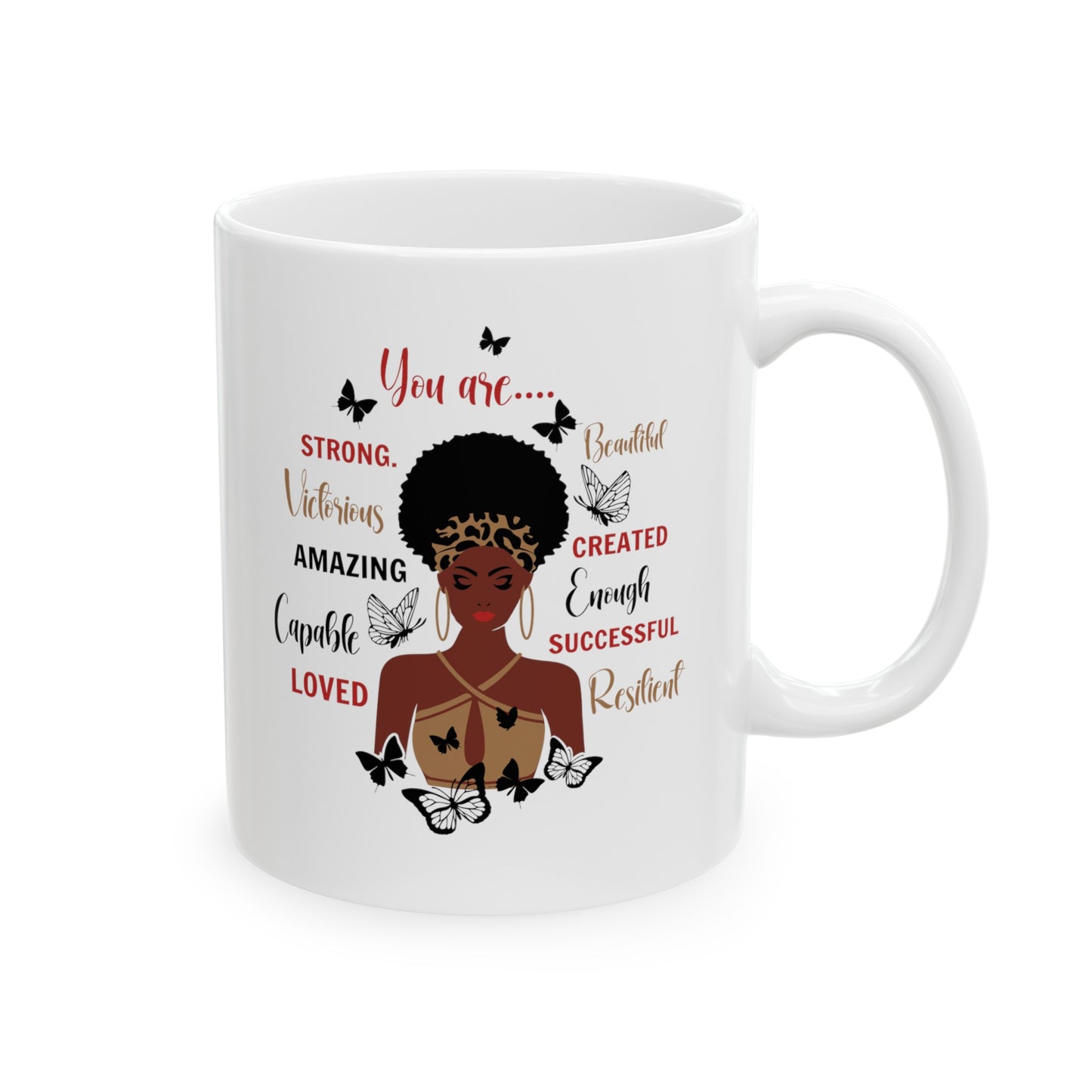 You Are Beautiful | Ceramic Mug, (11oz, 15oz)