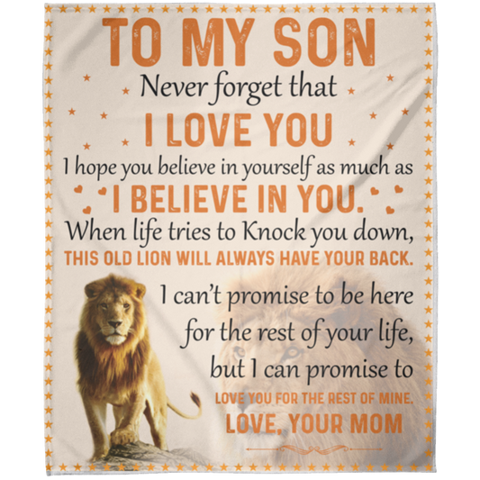 To My Son | FLM Arctic Fleece Blanket 50x60