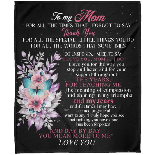 To My Mom | FLM Arctic Fleece Blanket 50x60